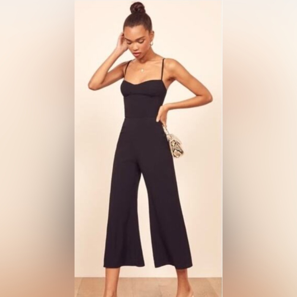 Reformation Gilda Cropped Leg Jumpsuit